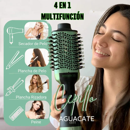 Cepillo Secador 3 en 1: Alisa, Seca y Da Volumen